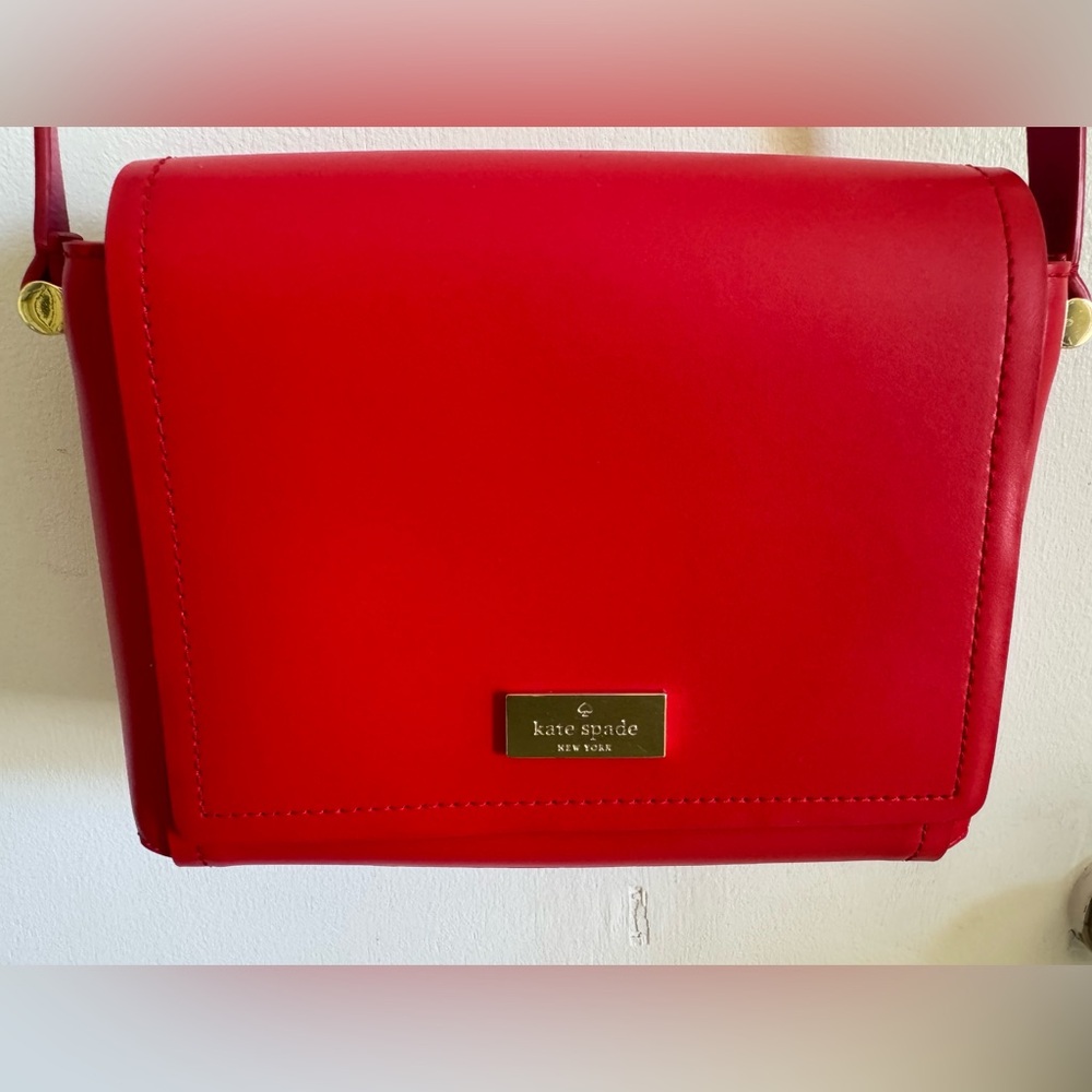 Kate Spade Bold Red Crossbody Bag